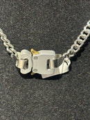 Colar Corrente 1017 ALYX 9SM com fivela Prata Fecho Silver 45 CM - Pronta Entrega