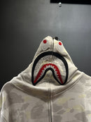 Jaqueta Bape Shark Camo Full Zip - Pronta Entrega