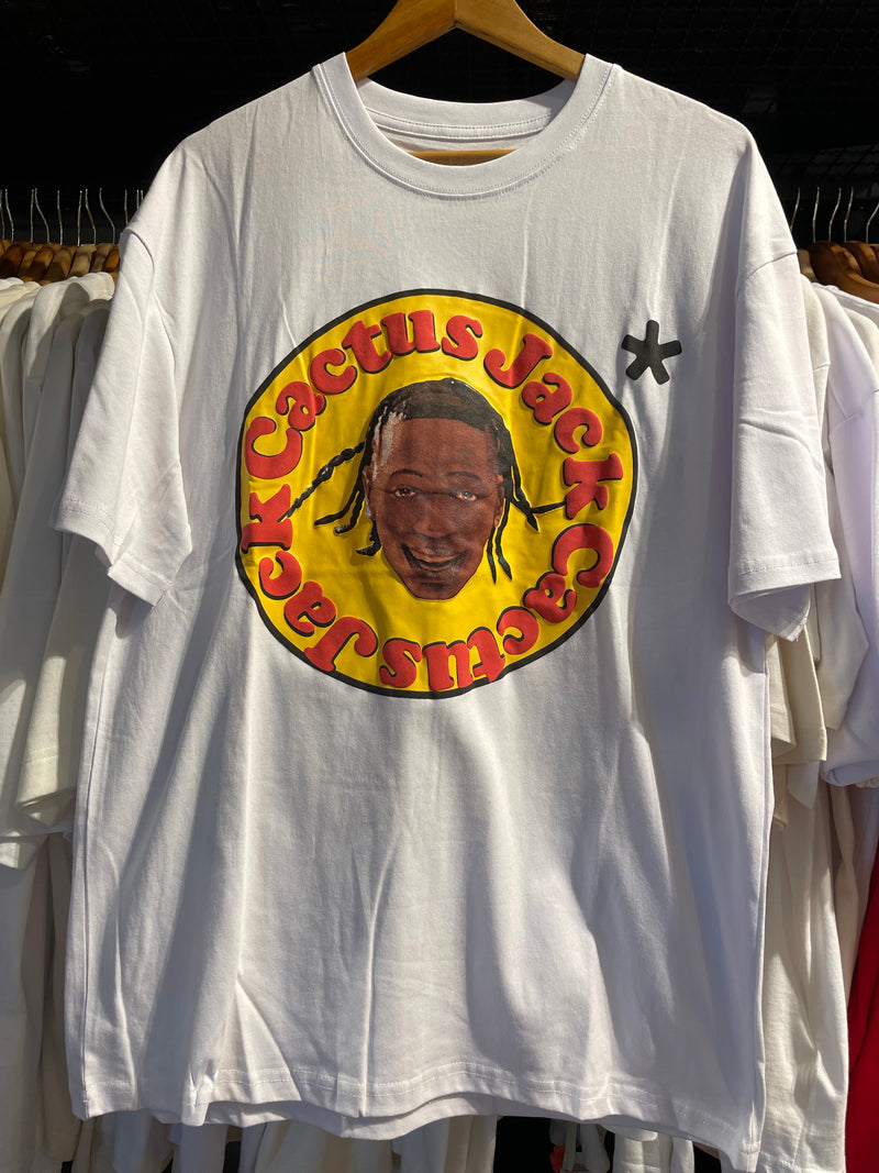 Camiseta TRAVIS SCOTT x MC DONALDS Branca - Pronta Entrega