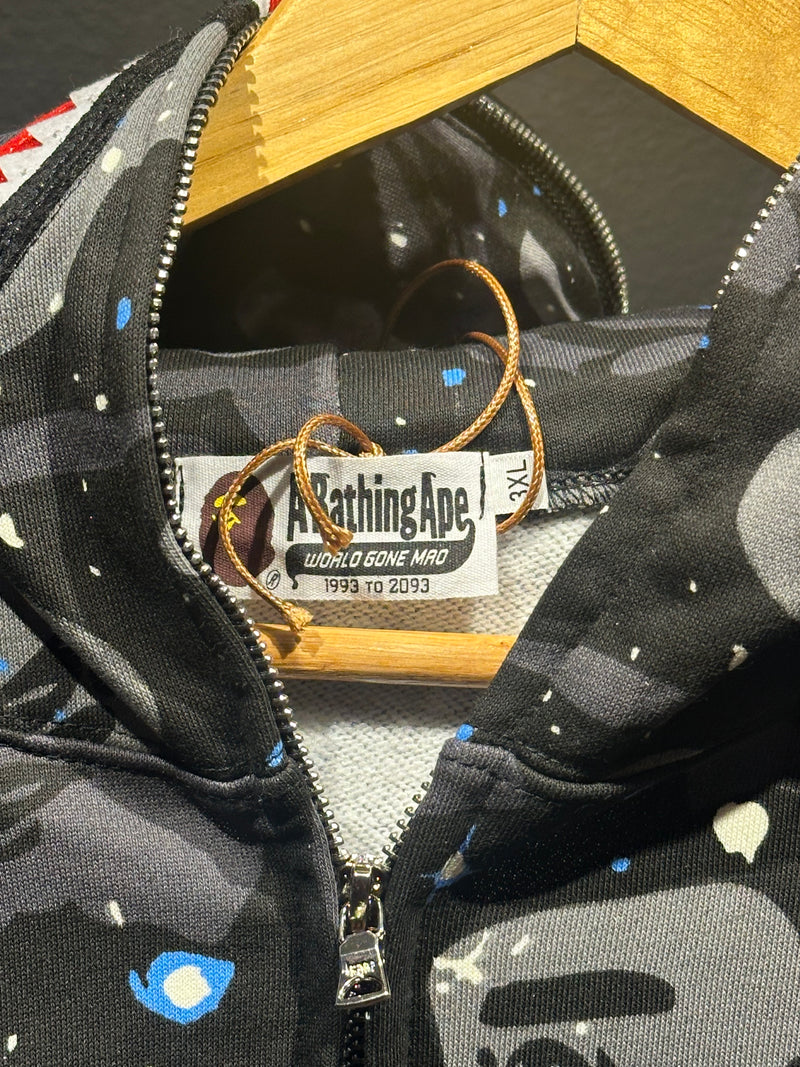 Jaqueta Bape Camo Shark Star Full Zip - Pronta Entrega