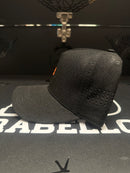 Boné Aba Curva Lacoste Preto Small Croc Orange - Pronta Entrega