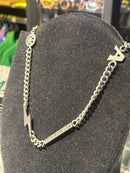 Corrente Colar 1017 ALYX 9SM  Lightning/Smile Fecho Silver 50 CM - Pronta Entrega