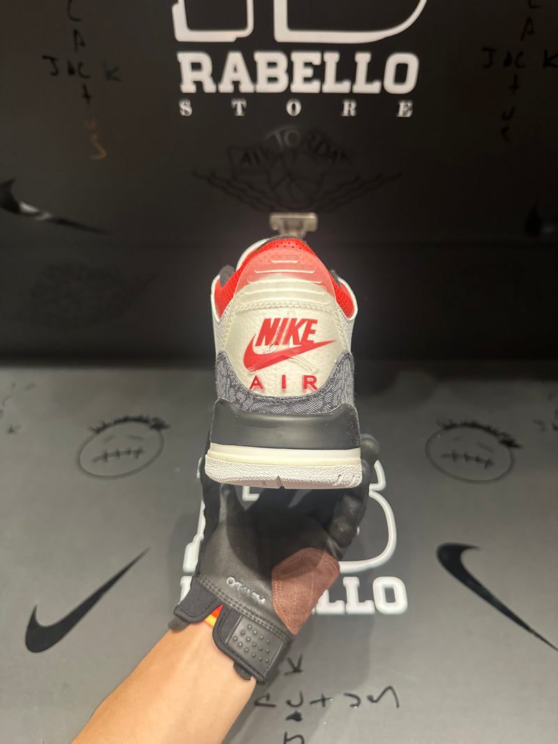 Tênis Nike Air Jordan 3 SE "Fire Red Denim" - Pronta Entrega