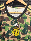 Camiseta BAPE x Adidas Jersey Football Crew Green - Pronta Entrega