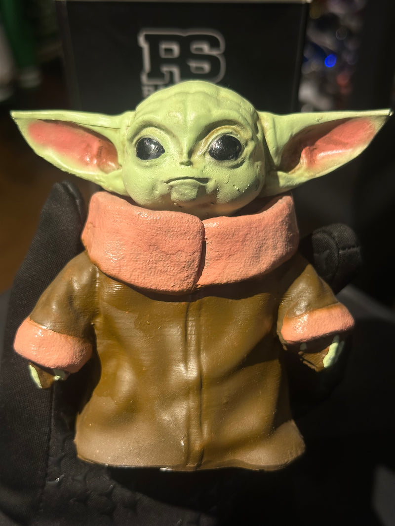 Boneco de Ação Baby Yoda 12cm Resina - Pronta Entrega