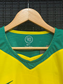 Camiseta Brasil 2004 Total 90 Retrô Ronaldo 9 Amarela - Pronta Entrega
