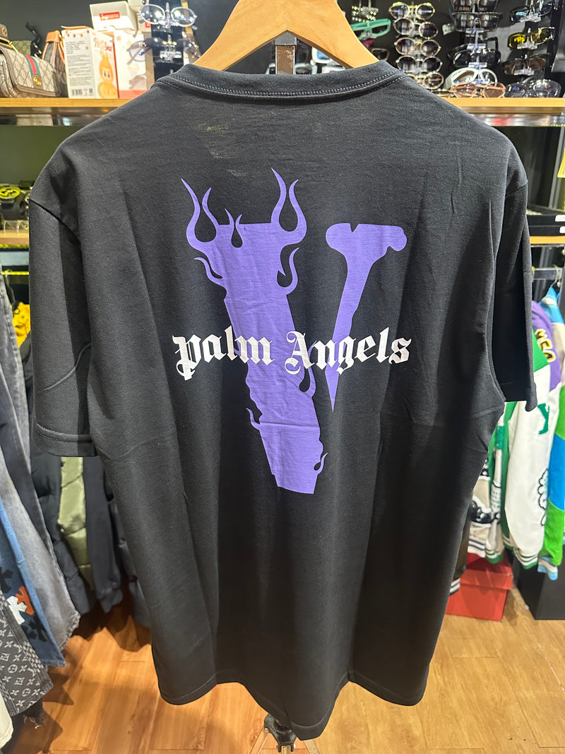 Camisa Palm Angels x Vlone Black - Pronta Entrega