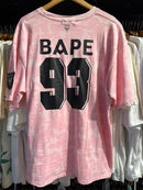 Camiseta BAPE X MIAMI ‘A Abathing Ape’ Rosa - Pronta Entrega