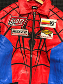 Vanson Leathers x Supreme Jaqueta Spider-Man Red - Pronta Entrega
