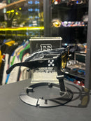 Óculos Off-White Retangular Preto Recortado Lente Amarela  - Pronta Entrega