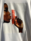 Camiseta Supreme Gun Red Branca - Pronta Entrega