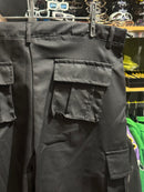 Calça Sarja Minus Two Preta Logo Cinza - Pronta Entrega