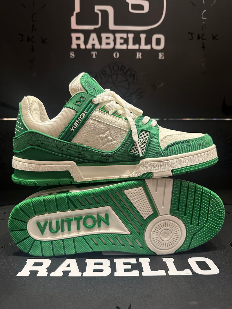Tênis Louis Vuitton LV Trainer Green - Pronta Entrega