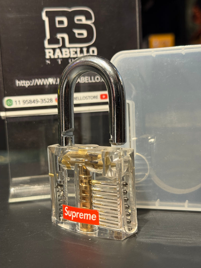 Supreme Transparent Lock Clear SS20 - Pronta Entrega