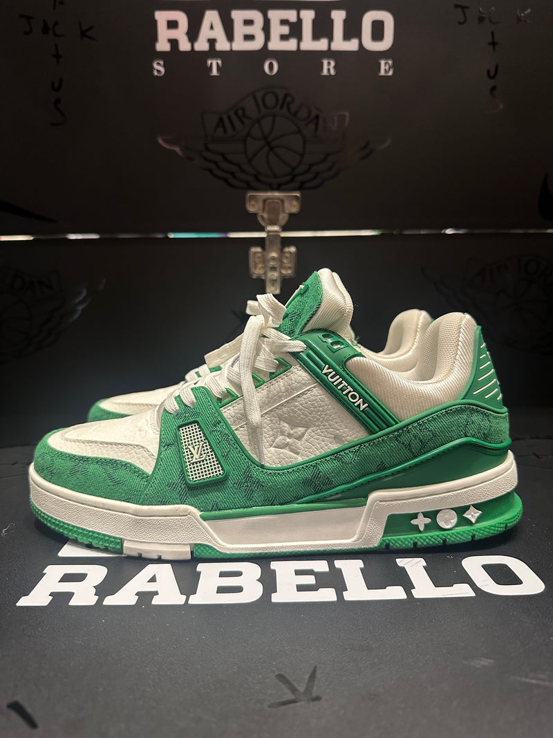 Tênis Louis Vuitton LV Trainer Green - Pronta Entrega
