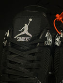 Tênis Nike Air Jordan 4 Eminem x Carhartt Black Chrome - Pronta Entrega