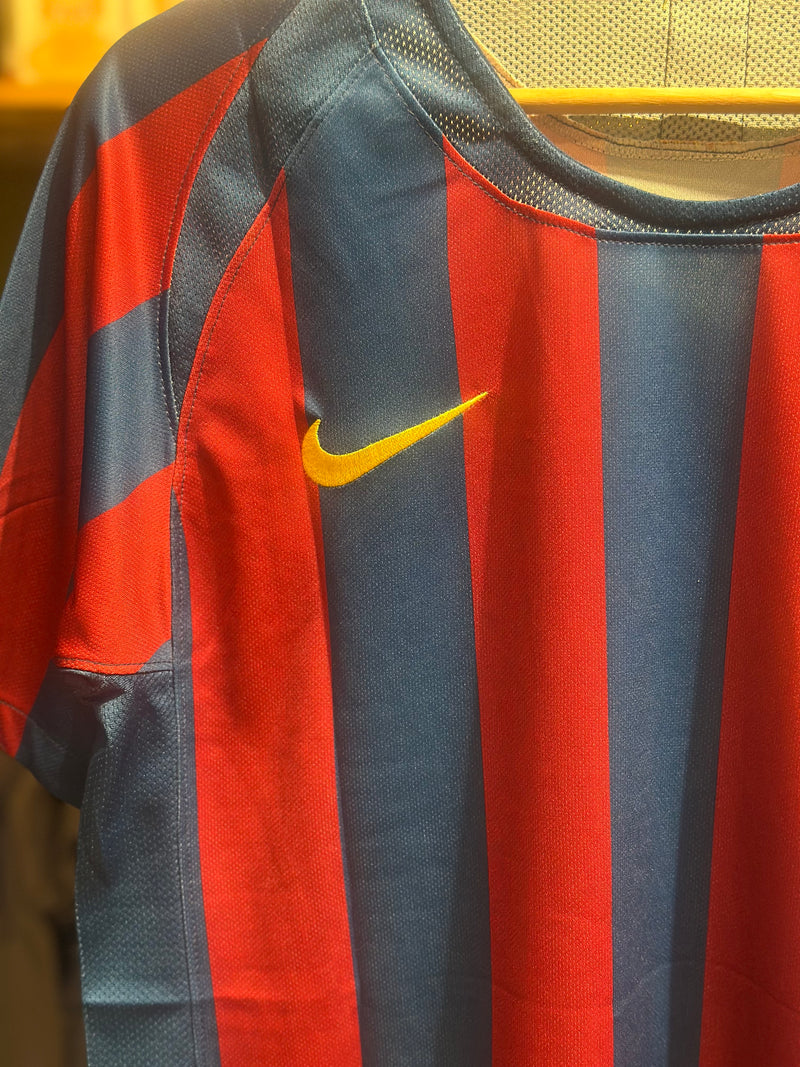 Camisa Vintage Nike Barcelona Season 05/06 Ronaldinho Gaúcho