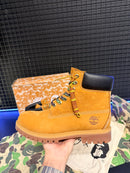 Bota Timberland x Bape x Undefeated 6-Inch - Pronta Entrega