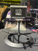 Óculos Cartier Preto Retangular Lente Escura - Pronta Entrega