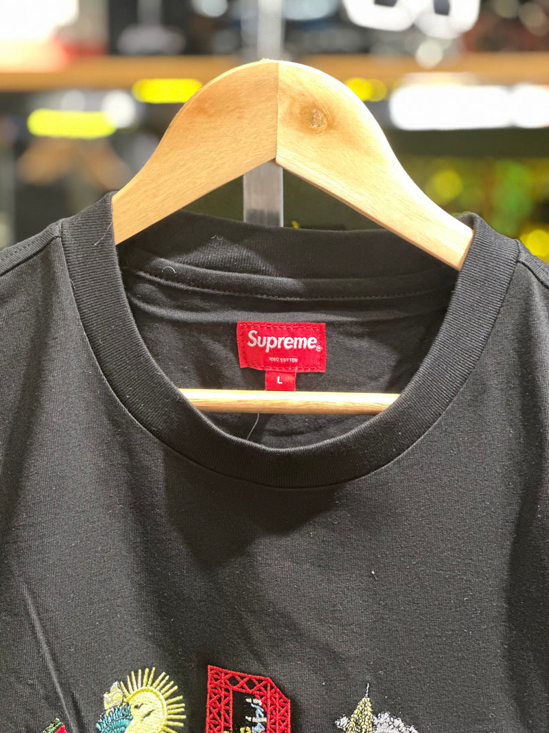 Camiseta SUPREME New York Preta - Pronta Entrega