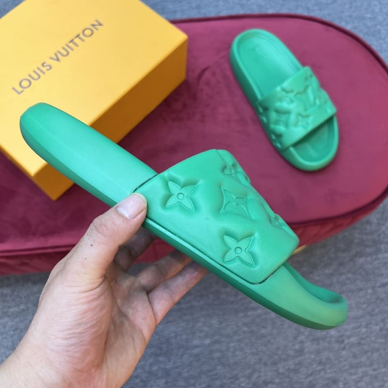 Slide Louis Vuitton Waterfront Verde - Encomenda