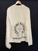 Chrome Hearts x Comme des Garçons Cross Long Sleeve White - Pronta Entrega