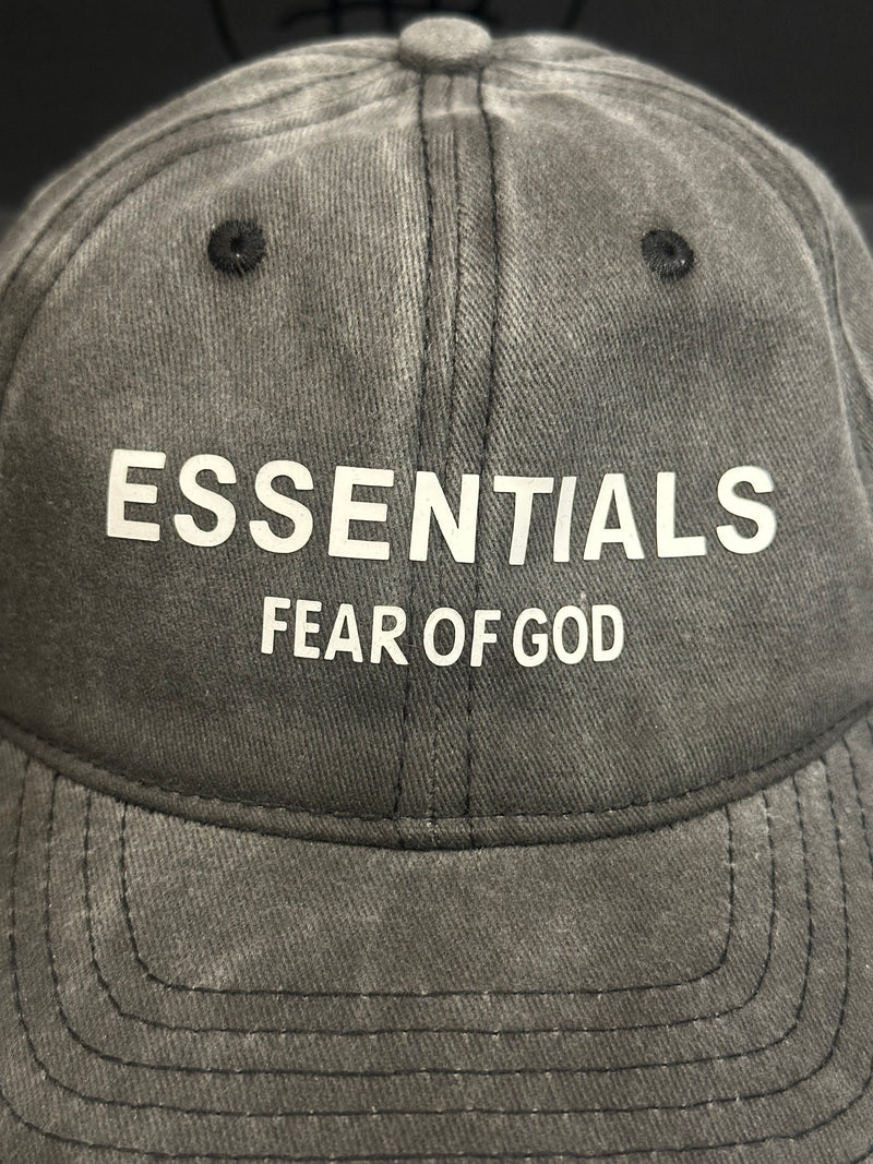 Boné Essentials Fear Of God Gray - Pronta Entrega