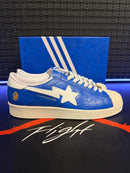 Tênis Adidas Superstar Vintage x Bape Blue - Pronta Entrega