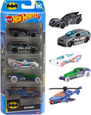 Carrinho Hot Wheels Batman 5-Pack Mattel - Pronta Entrega