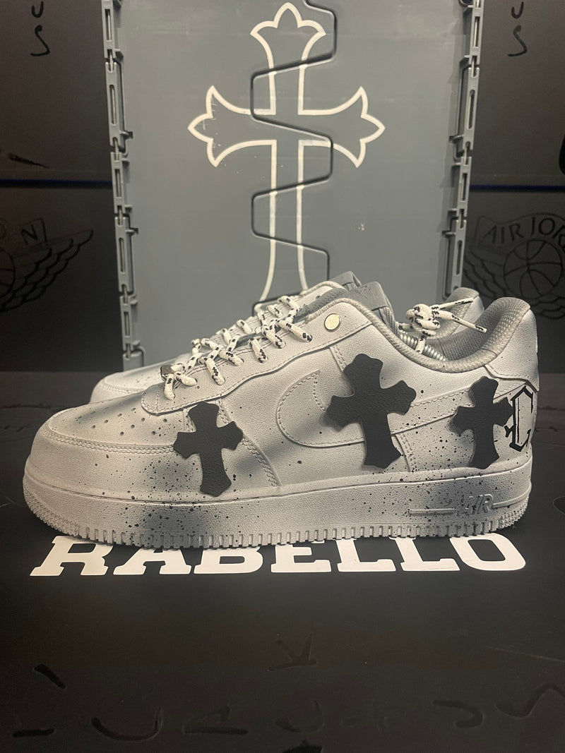 Tênis Nike Air Force 1 Low Chrome Hearts “Special Box”  - Pronta Entrega