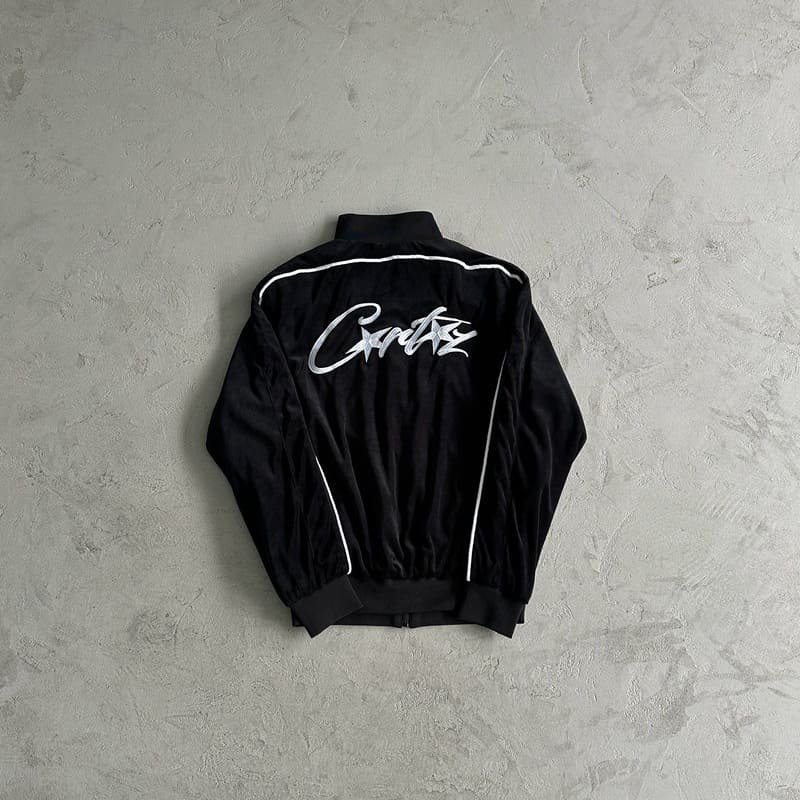 Conjunto Corteiz Allstarz VVS Velour Black - ENCOMENDA