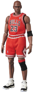 Action Figure Michael Jordan: Chicago Bulls NBA Uniforme Vermelho No. 100 Medicom Mafex - Pronta Entrega