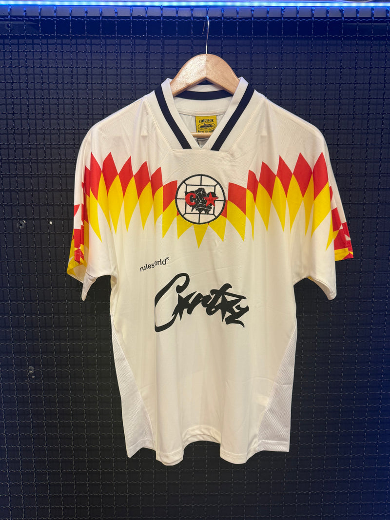 Camiseta Corteiz Club América Branca - Pronta Entrega