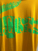 Camisa Lacoste Amarela Logo Croc Green - Pronta Entrega