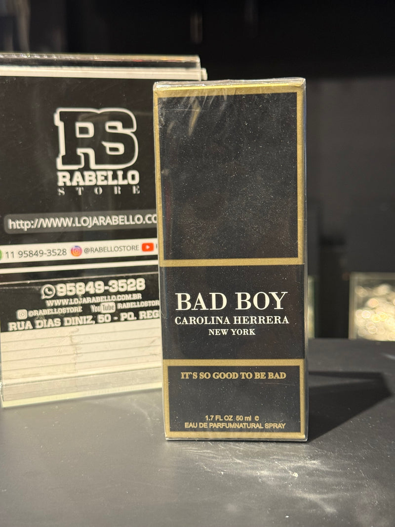 Perfume Bad Boy Carolina Herrera 50 ML Importado Contratipo - Pronta Entrega
