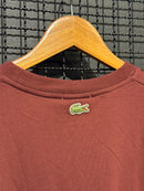 Camiseta Lacoste Paris Logo Vinho - Pronta Entrega