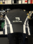Boné Aba Curva Balenciaga Paris Black/White/Grey - Pronta Entrega