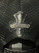 Boné Chrome Hearts Leather Cross Patch Trucker - Pronta Entrega