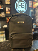 Mochila Essentials Couro Preto Mini Logo - Pronta Entrega