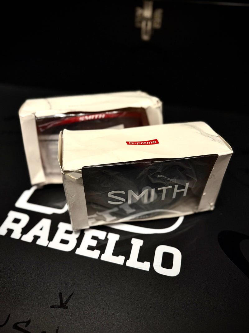 Óculos de Ski – Supreme x Smith Preto - Pronta Entrega