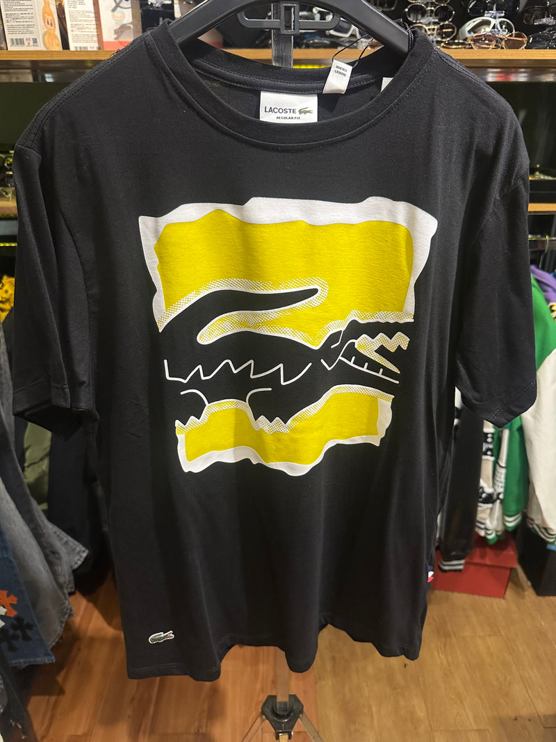 Camisa Lacoste Black/Yellow - Pronta Entrega