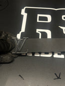 Cinto Louis Vuitton Black Logo Preto 115 CM  - Pronta Entrega