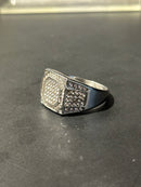 Anel Aço Inoxidável Cravejado 33 CM - Pronta Entrega