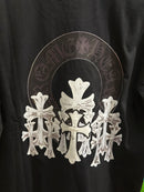 Camiseta Chrome Hearts “Multi Cruz”  Preta - Pronta Entrega