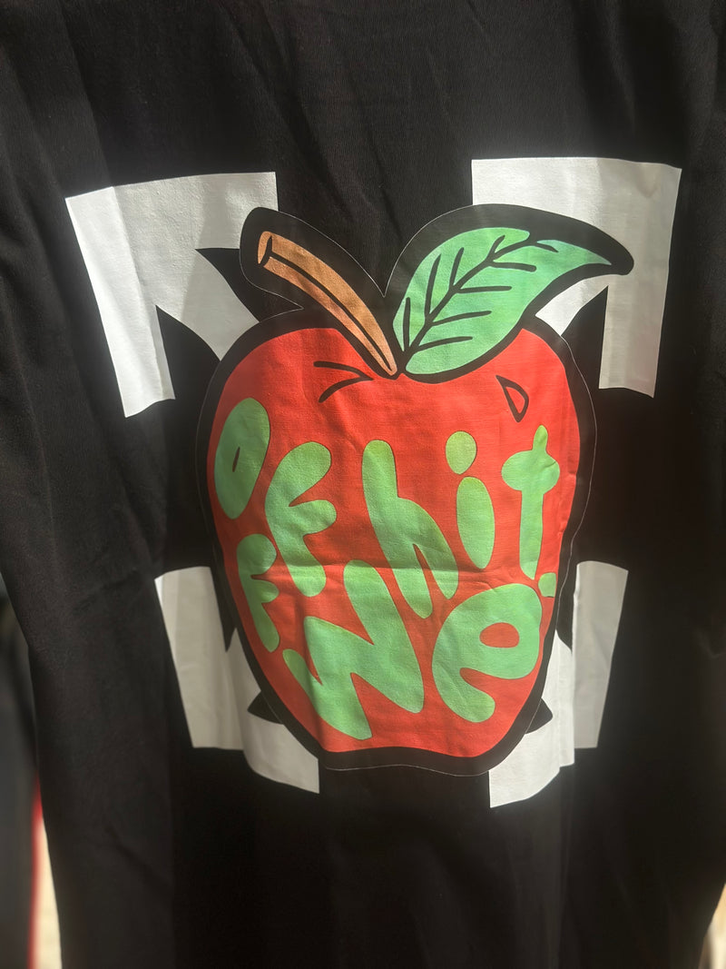 Camisa Off-White Apple Black - Pronta Entrega