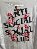 Camisa Anti Social Social Club Branca Flowers & Butterfly - Pronta Entrega