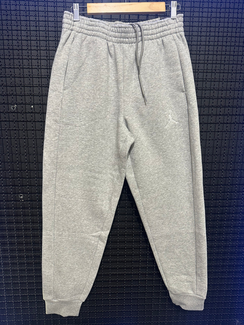 Calça Moletom Jordan Com Punho Cinza - Pronta Entrega