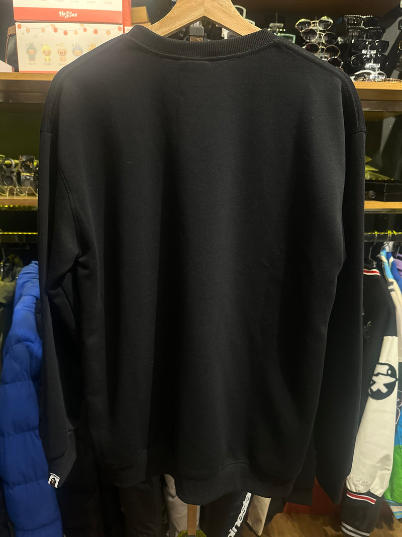 Moletom BAPE Crewneck APE Head Space Camo Preto - Pronta Entrega