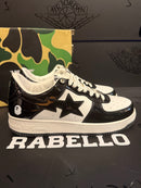 Tênis BAPE STA Low White/Black - Pronta Entrega
