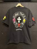 Camiseta Chrome Hearts Multicolor Cruz Black - Pronta Entrega